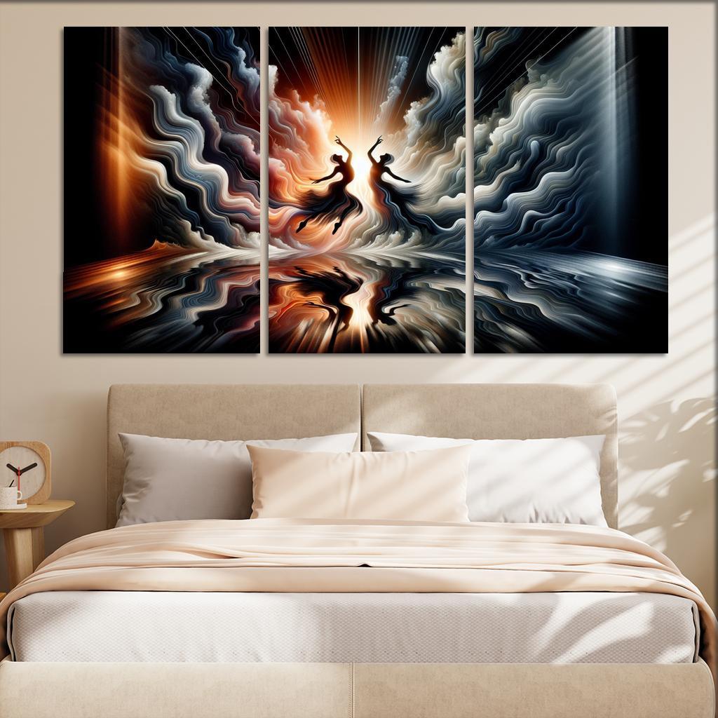 Dance Of Shadows And Light Premium Artwork Frames