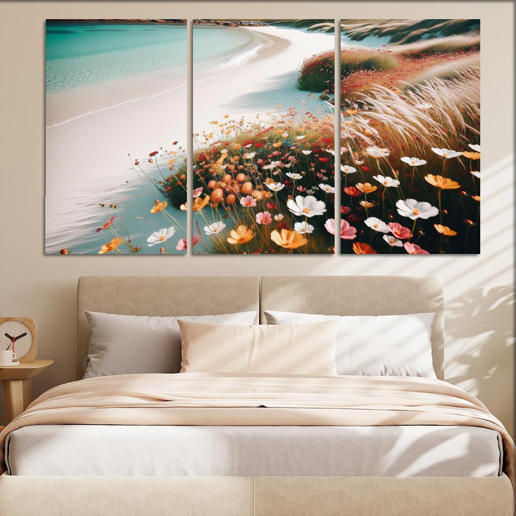 Wildflower Beach Nature's Canvas Premium Artwork Frames