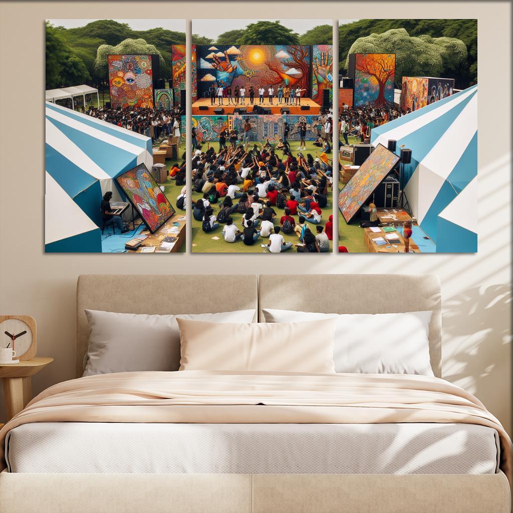 Voices Of The Future Art For Youth Empowerment Multi-panel Paintings