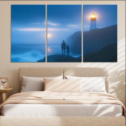 The Lighthouse Of Love Guiding Through Storms One-piece Frames