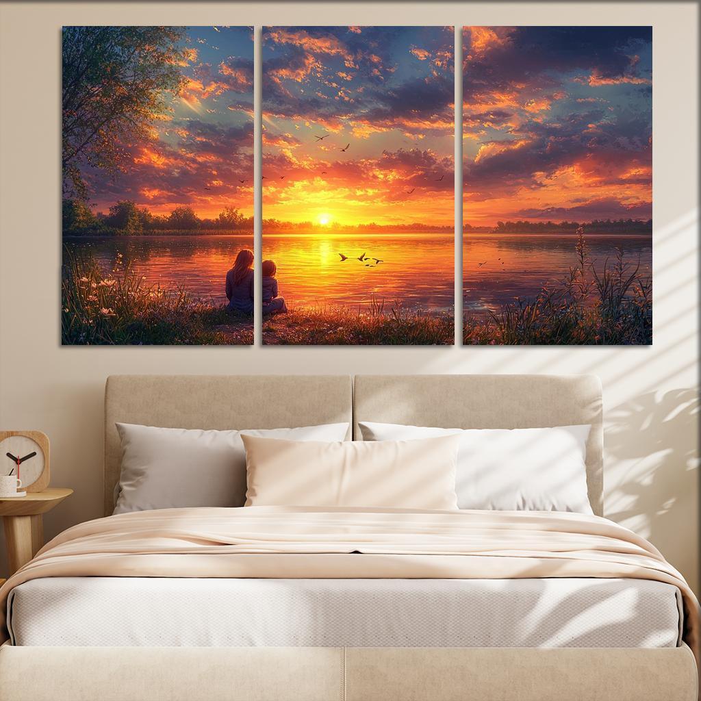 Sunsets And Sunrises Cycles Of Love Custom Paintings Frame