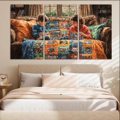The Quilt Of Memories A Mothers Heartfelt Fabric One-piece Frames