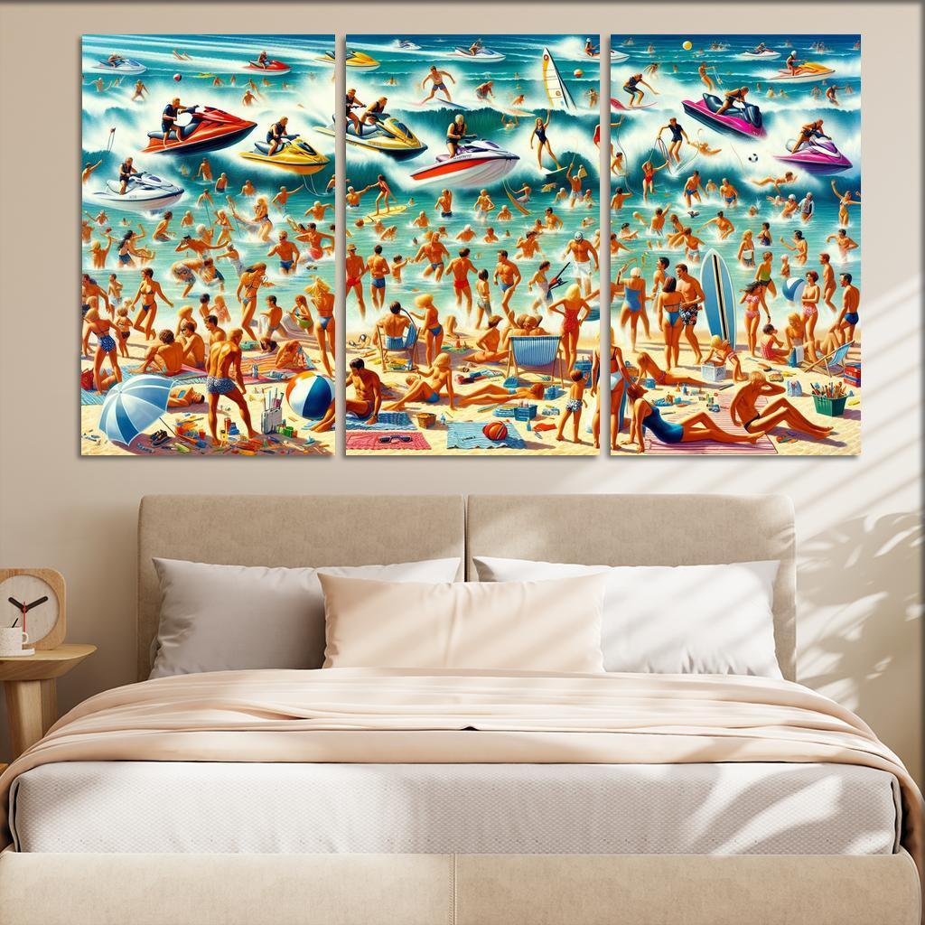 Adventure Cove Thrills On The Water Abstract Paintings Frame