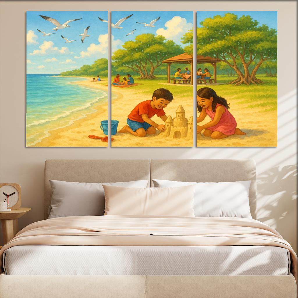 Pearl Bay Family-friendly Coastal Sanctuary One-piece Frames