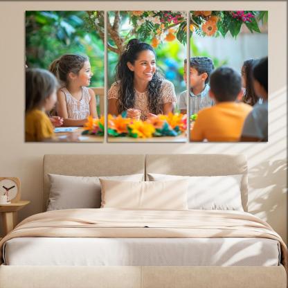 The Circle Of Life Nurturing Connections Custom Paintings Frame