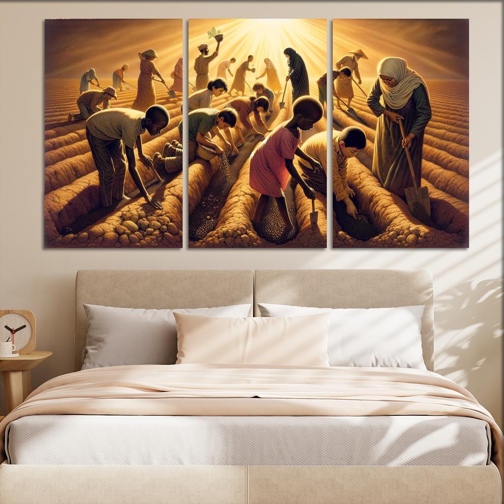 Future Generations The Legacy Of Our Choices Custom Paintings Frame