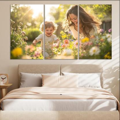 Sunlit Moments Embracing Daylight With Love Custom Paintings Frame