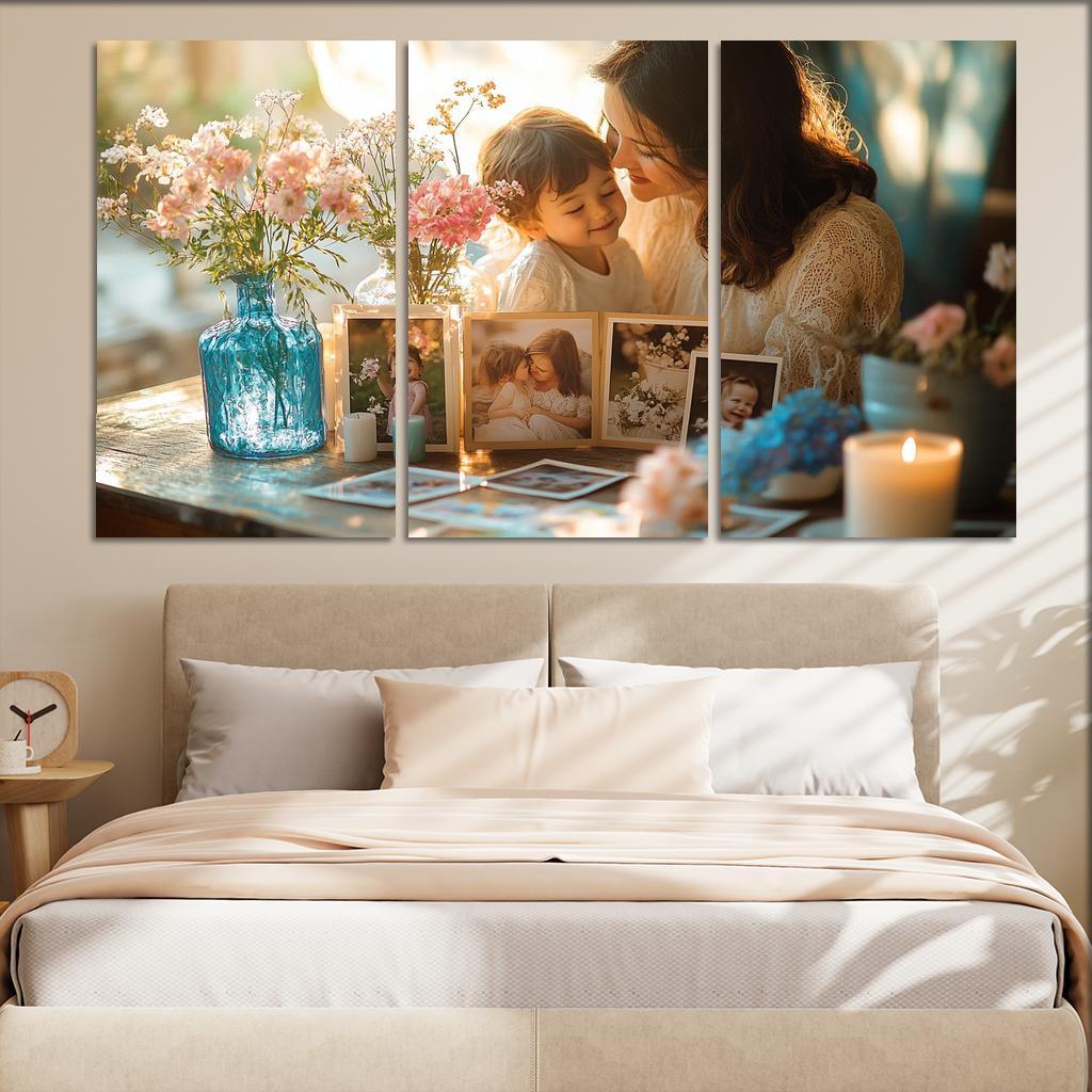 Timeless Love The Journey Of A Mother Canvas Paintings Frame