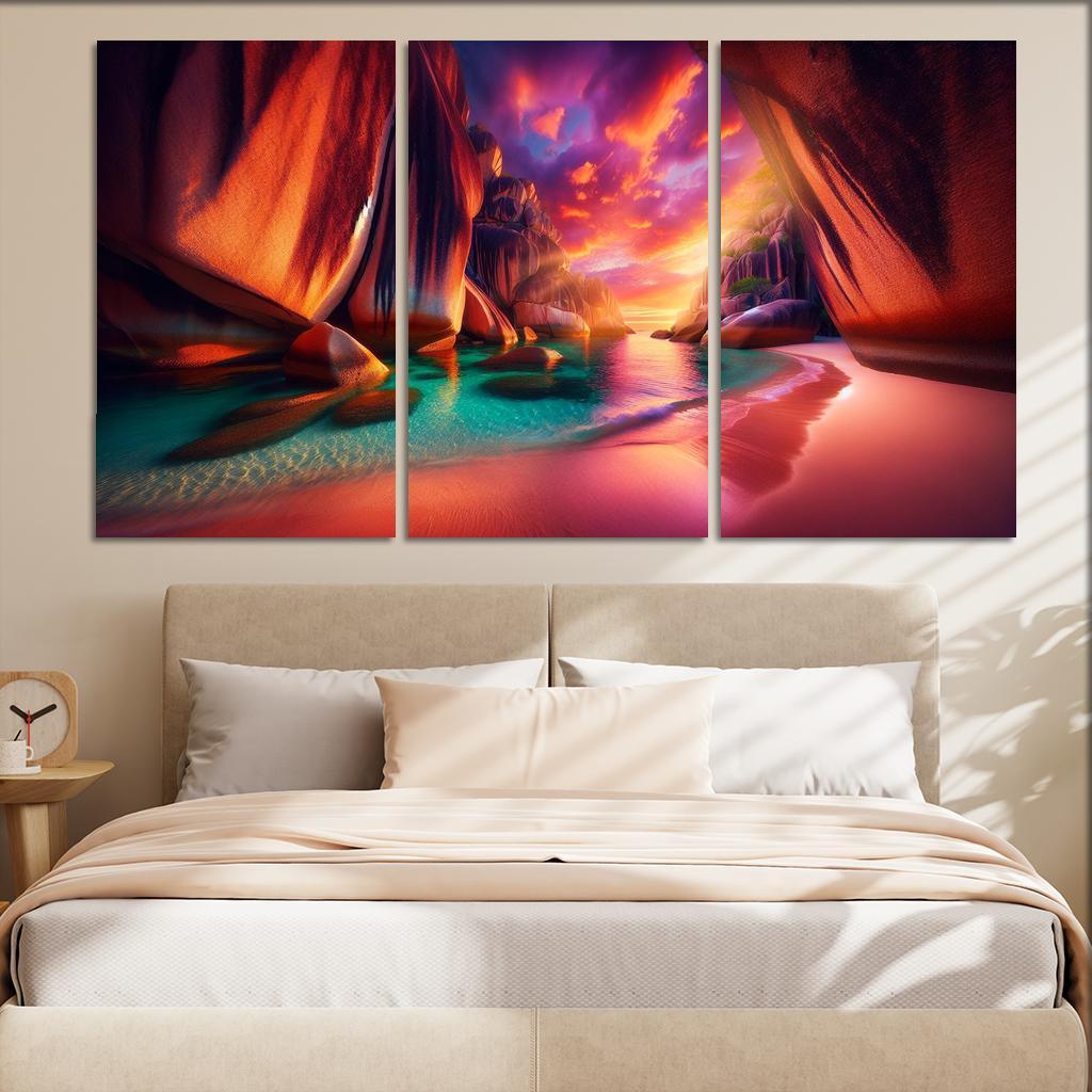 Crystal Cove Romantic Getaway Premium Artwork Frames