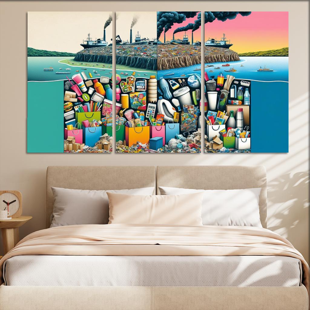 The Cost Of Convenience Visualizing Consumerism's Impact Art Trends