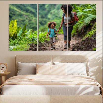 The Journey Of Love A Mothers Unwavering Support Canvas Paintings Frame