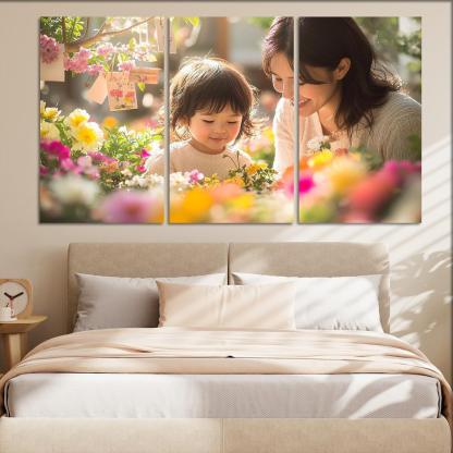 The Garden Of Memories Planting Seeds Of Love Canvas Paintings Frame