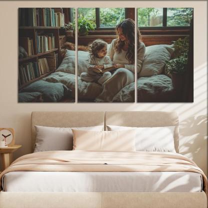The Gentle Whisper Of Love A Mothers Voice Canvas Paintings Frame