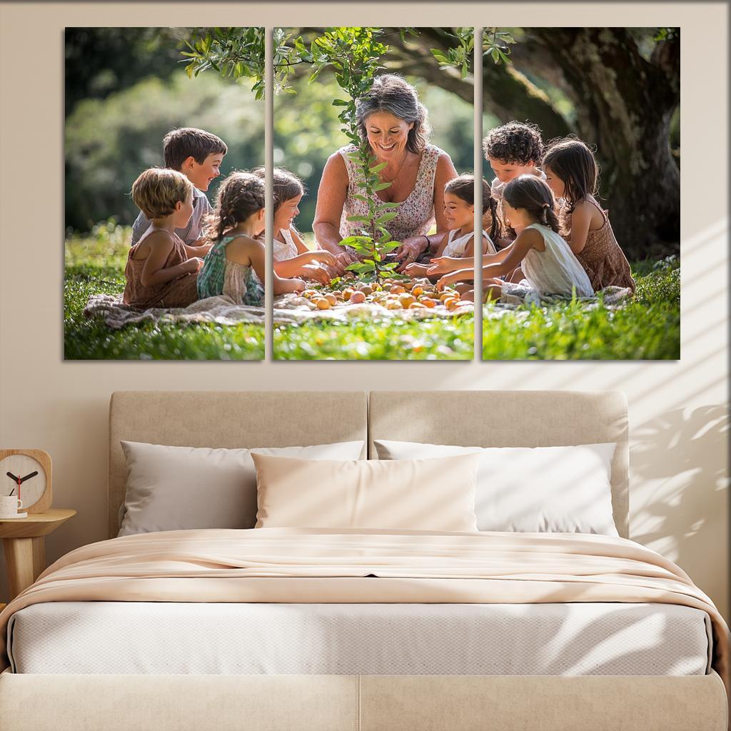 Branches Of Love A Mothers Family Tree Canvas Paintings Frame