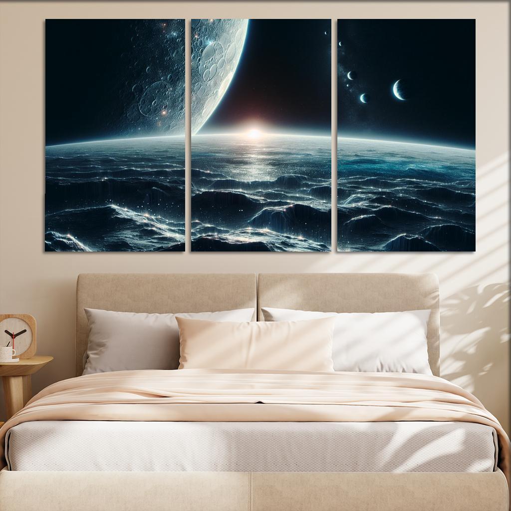 The Chilling Reality Of Ice Worlds Abstract Paintings Frame