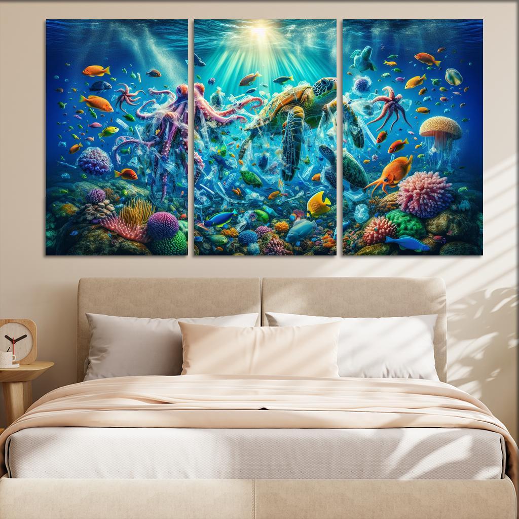 A Future Without Plastic Reimagining Waste Custom Paintings Frame