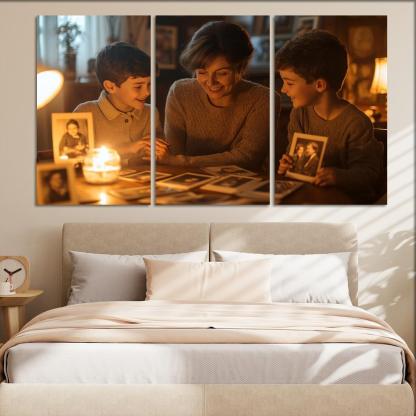 In The Embrace Of Memories A Mothers Legacy Canvas Paintings Frame
