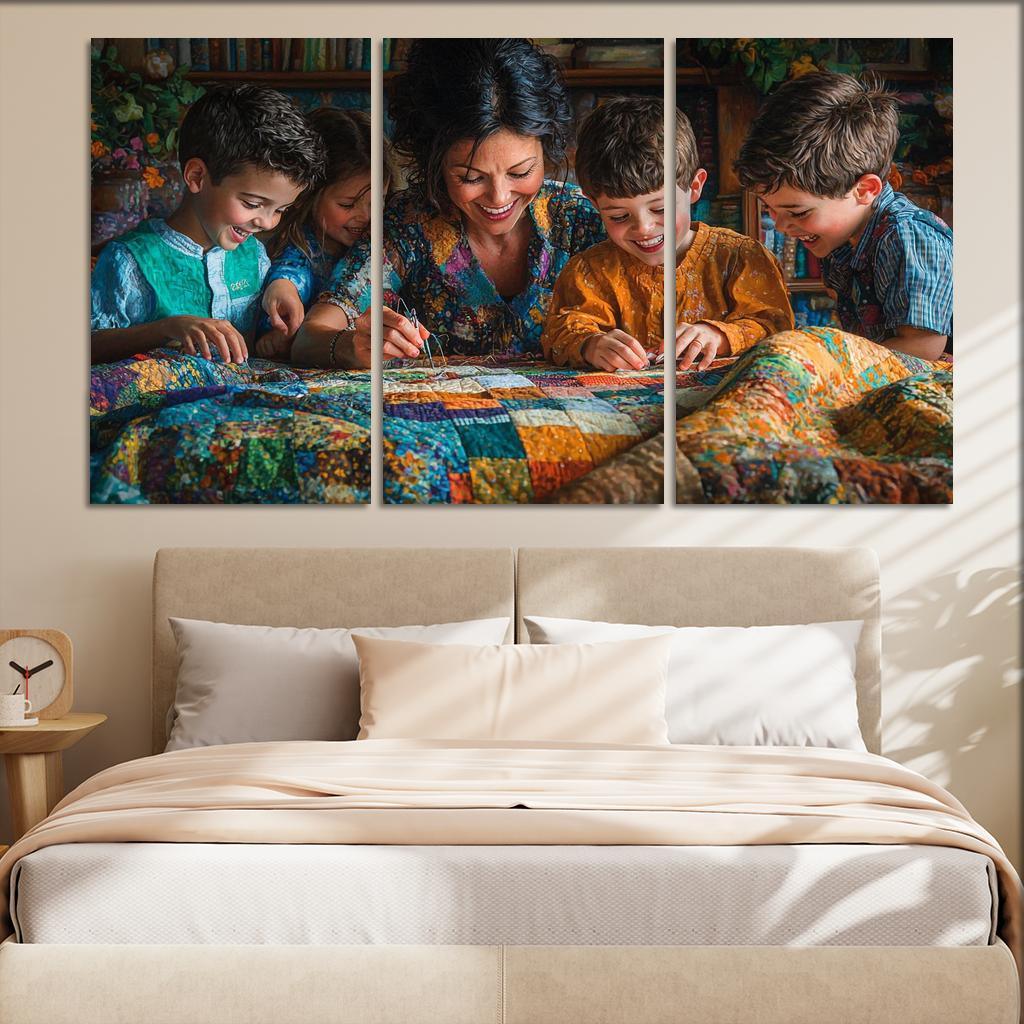 The Threads Of Connection A Mothers Fabric Of Love Custom Paintings Frame