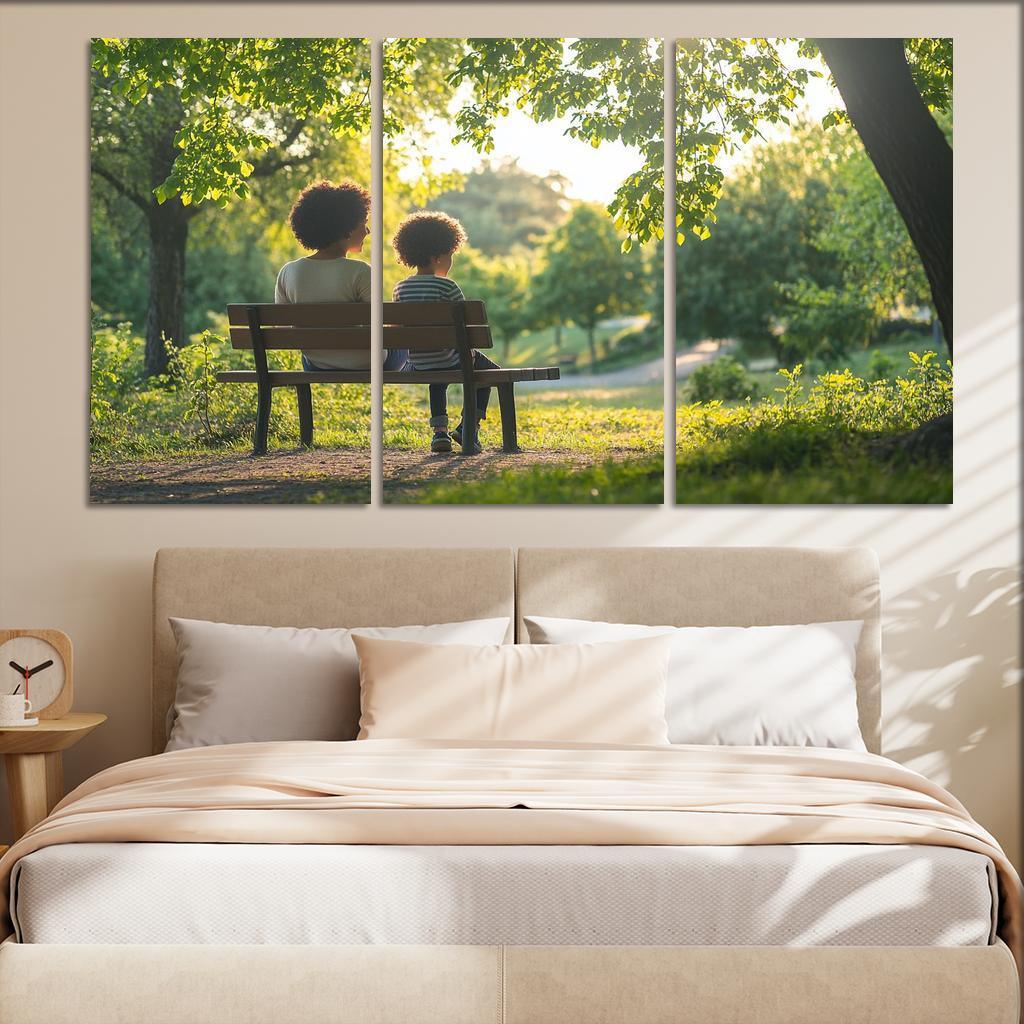 Embracing Change A Mothers Strength In Transition Canvas Paintings Frame