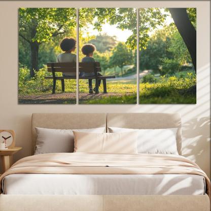 Embracing Change A Mothers Strength In Transition Canvas Paintings Frame