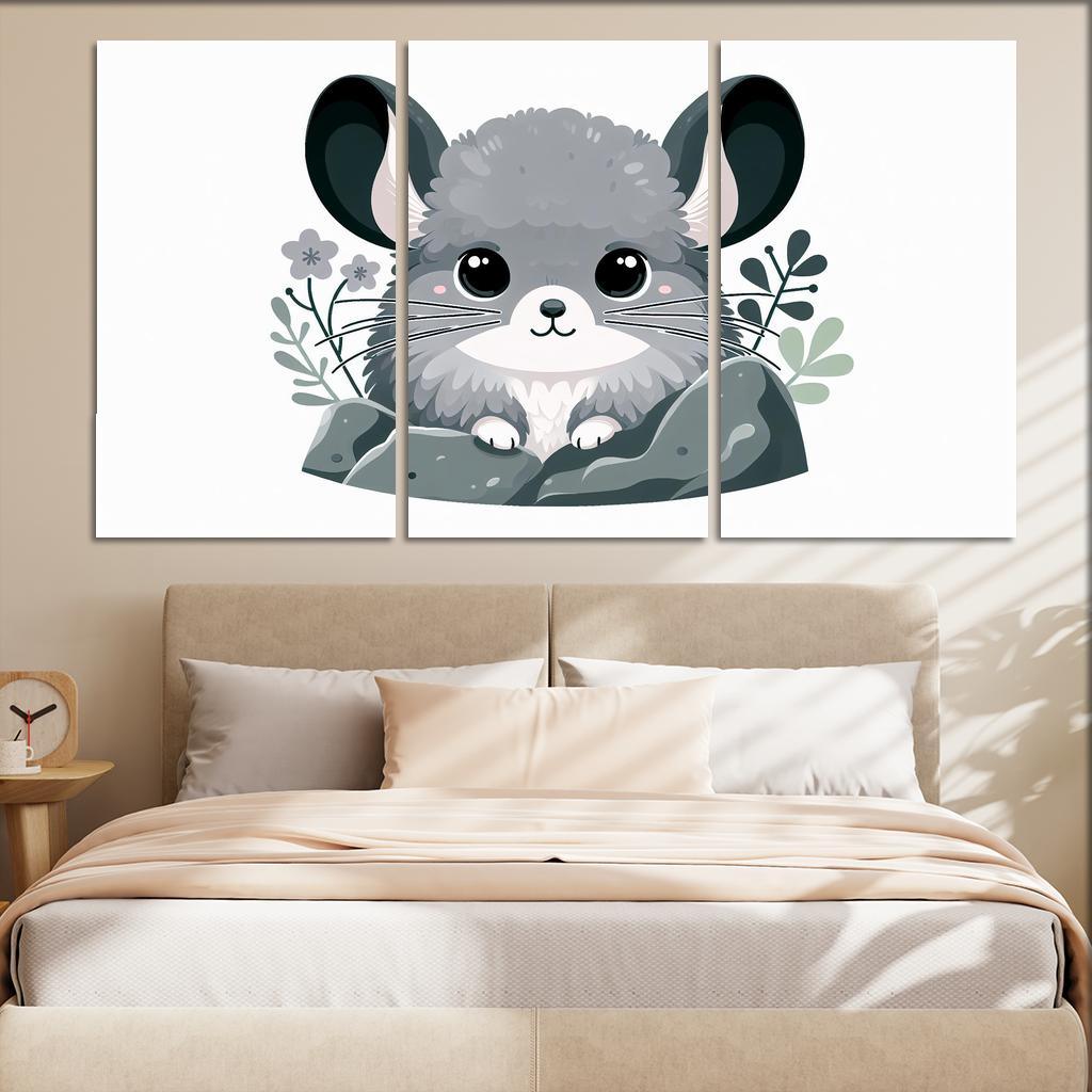 Charming Chinchilla Modern Paintings Frame