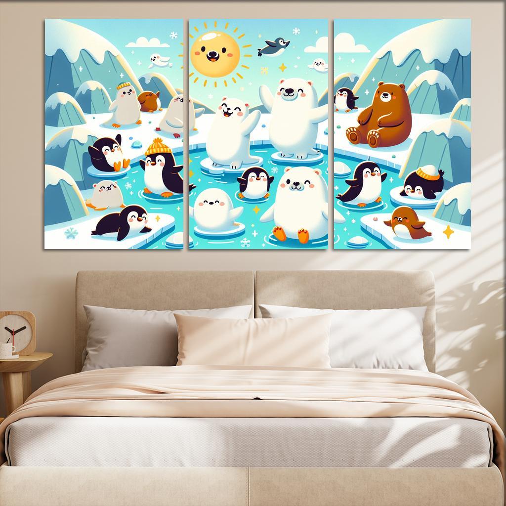 Adventurous Arctic Animals Premium Artwork Frames