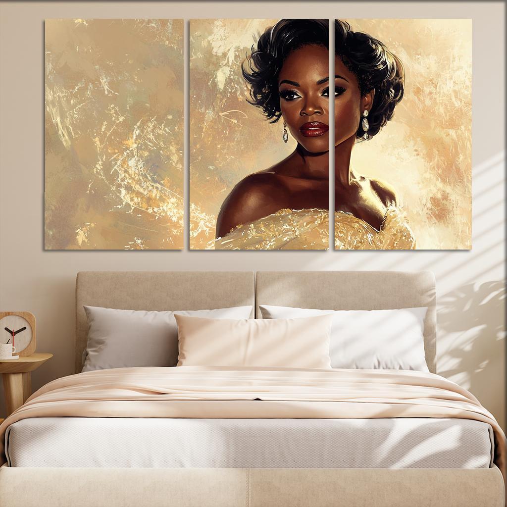 Viola Davis The Powerhouse Of Emotional Depth Framed Paintings