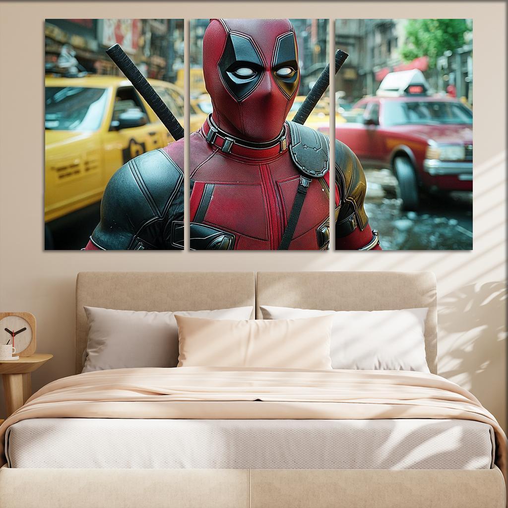 Ryan Reynolds The Merc With A Heart Of Gold Framed Paintings