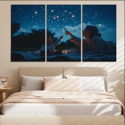 Stars In Our Eyes Dreams Of Tomorrow Custom Paintings Frame