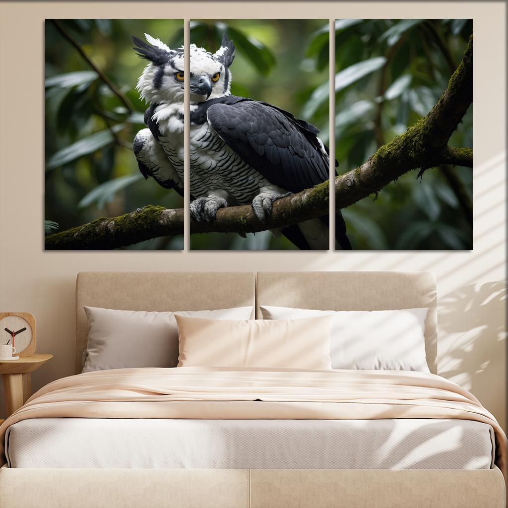 The Regal Harpy Eagle The Forest Monarch Custom Paintings Frame