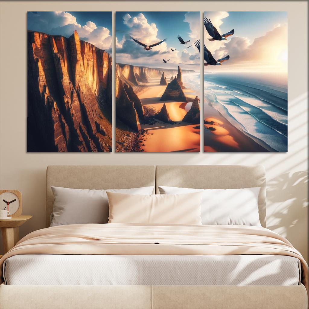Eagle's Nest Beach Modern Paintings Frame