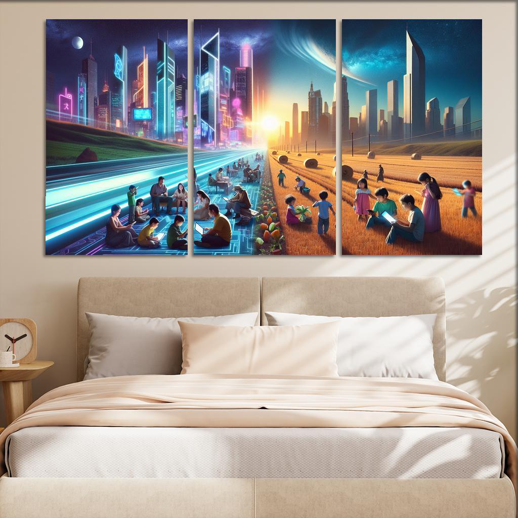 Digital Divide Bridging Access To Technology Art Trends