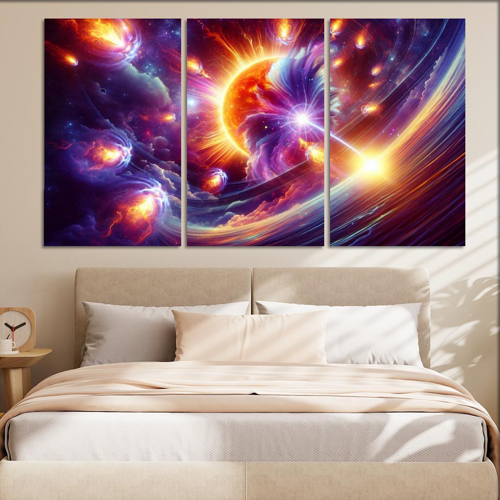 The Allure Of Space Weather Abstract Paintings Frame