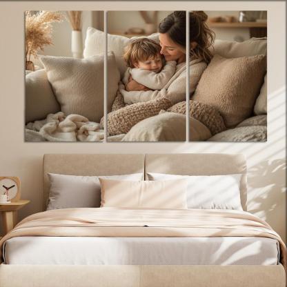 Cocoon Of Comfort A Mothers Safe Haven Custom Paintings Frame