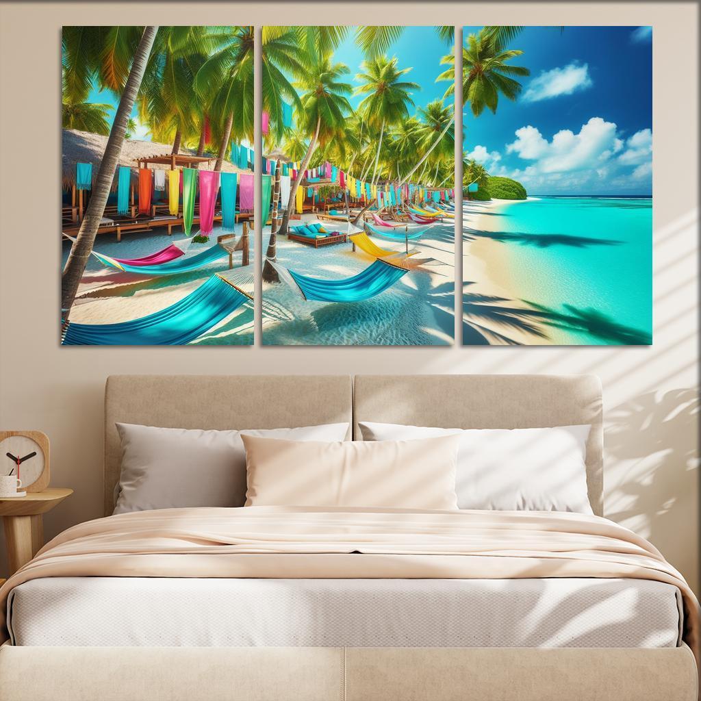 Tropical Escape Beach Premium Artwork Frames