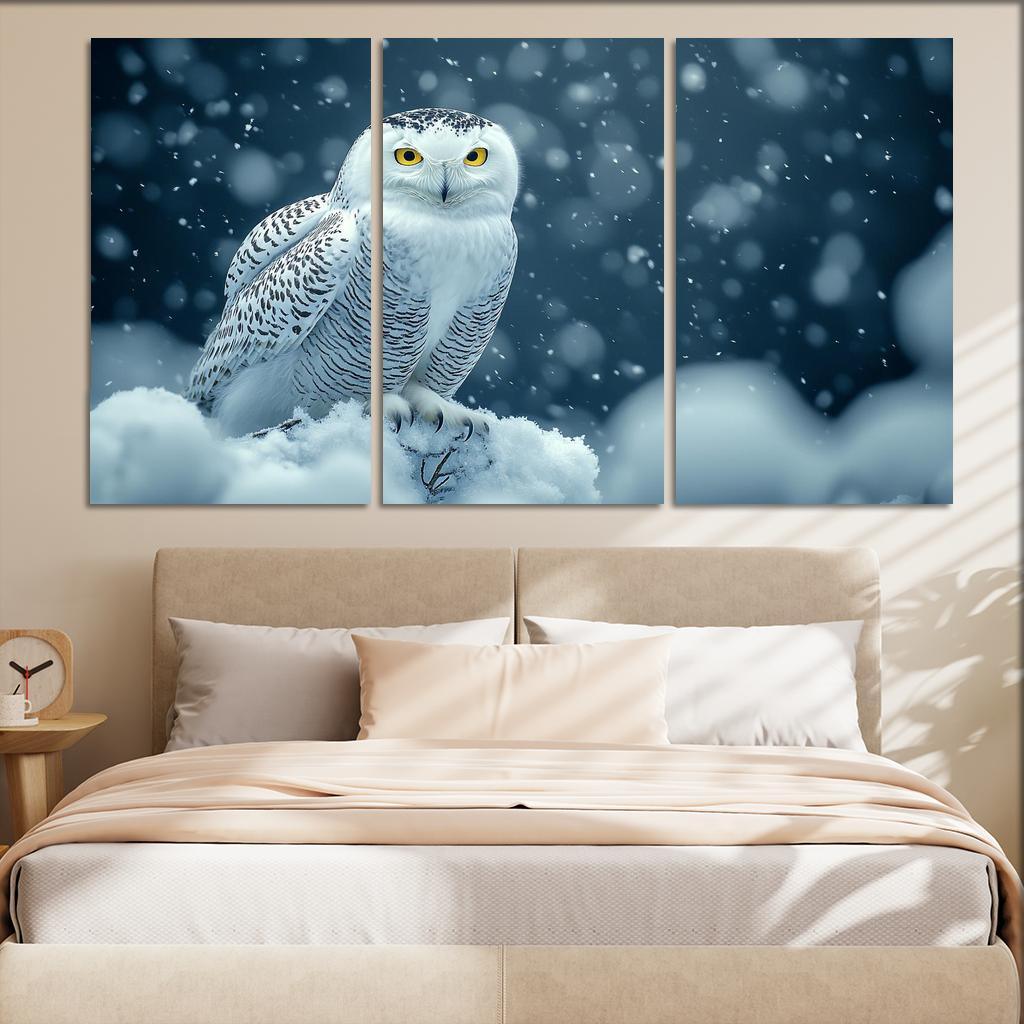 The Elegant Snowy Owl Guardian Of The Arctic Art Trends