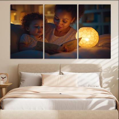 Guardian Angels A Mothers Everlasting Watch Canvas Paintings Frame