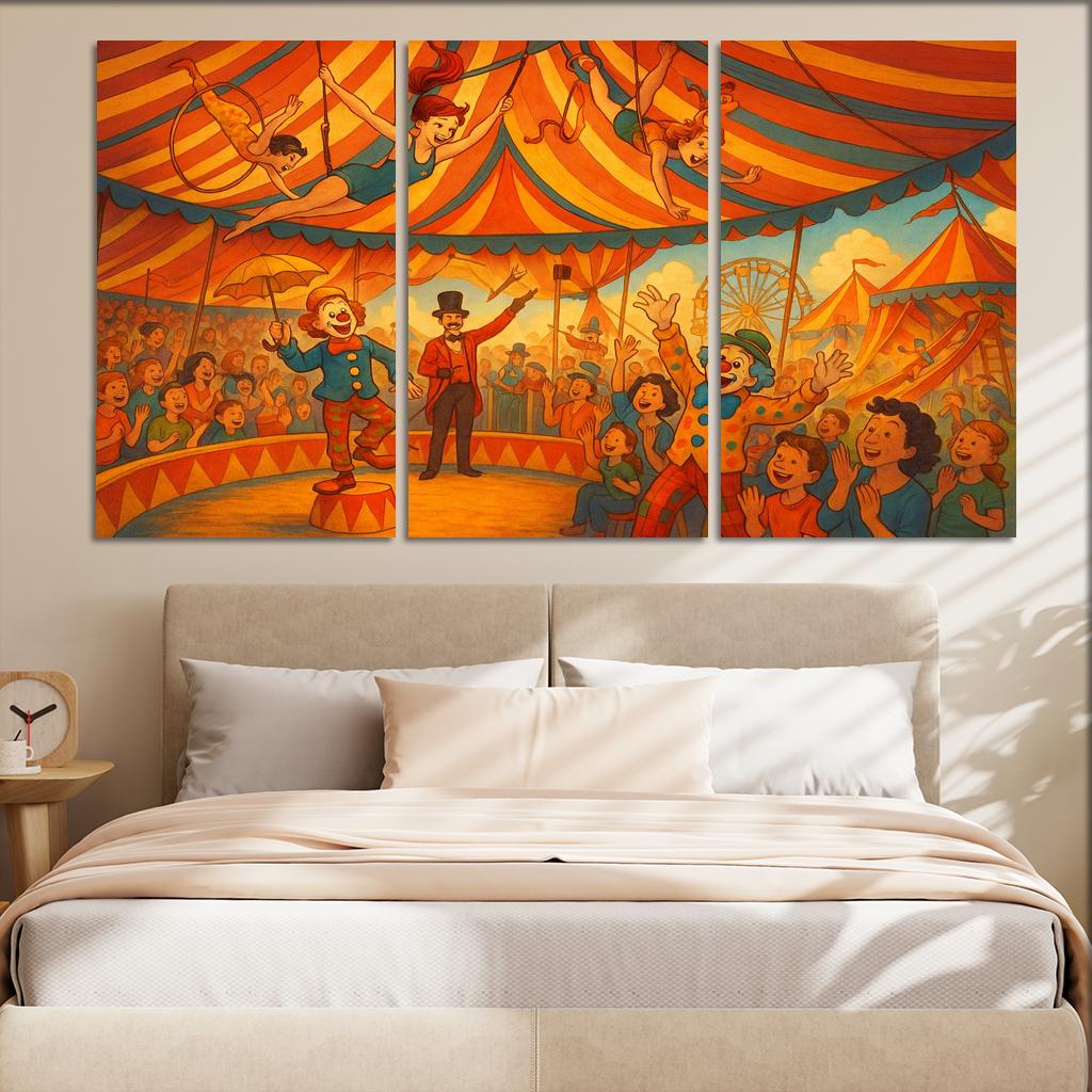 Circus Carnival - Fun Fair Adventure Framed Paintings