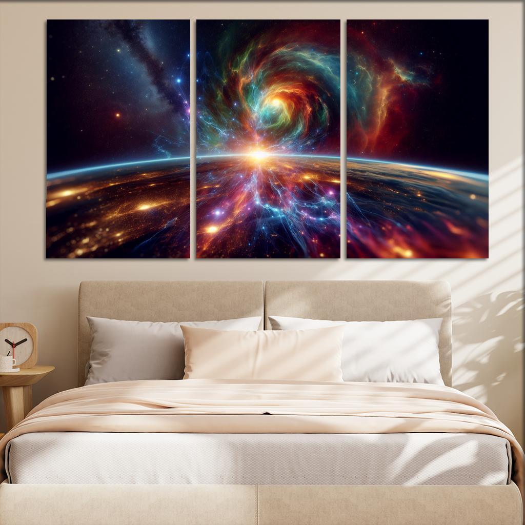 Investigating The Origins Of Cosmic Rays Abstract Paintings Frame