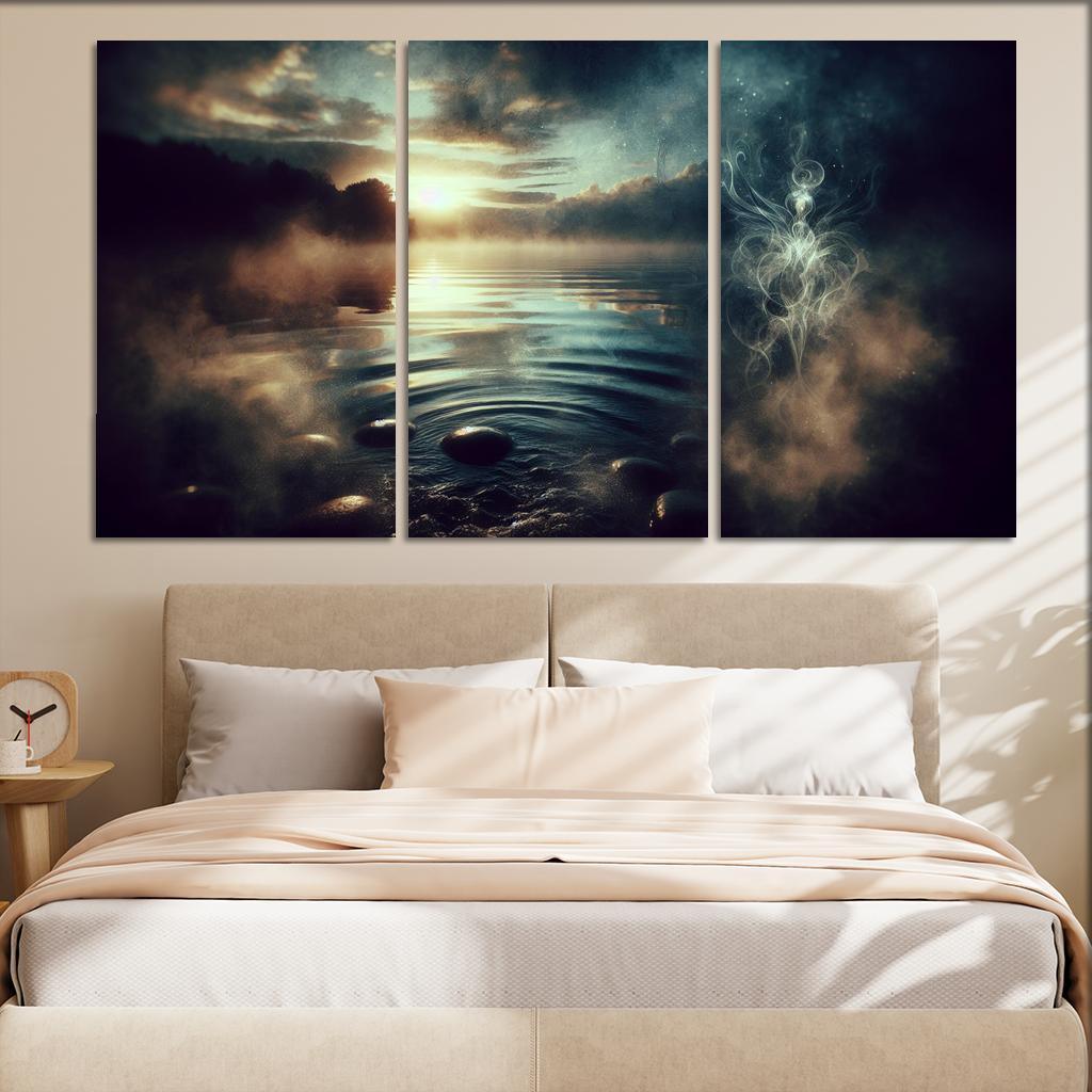 Whispers of the Soul 3 Piece HD Canvas Wall Art-Original Frame