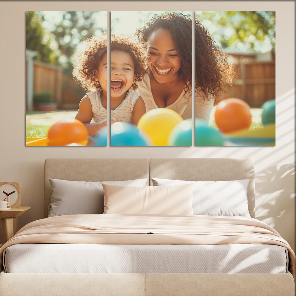 Echoes Of Laughter Celebrating Joy Custom Paintings Frame