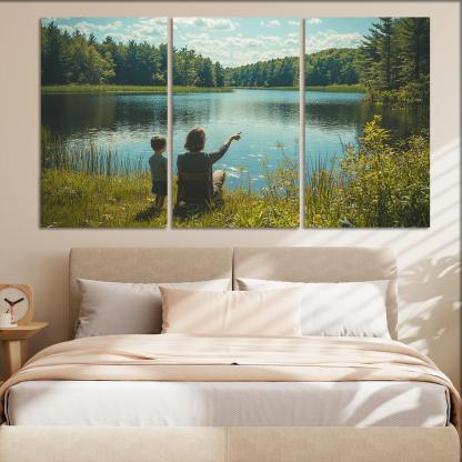 Navigating Life A Mothers Steady Compass Canvas Paintings Frame