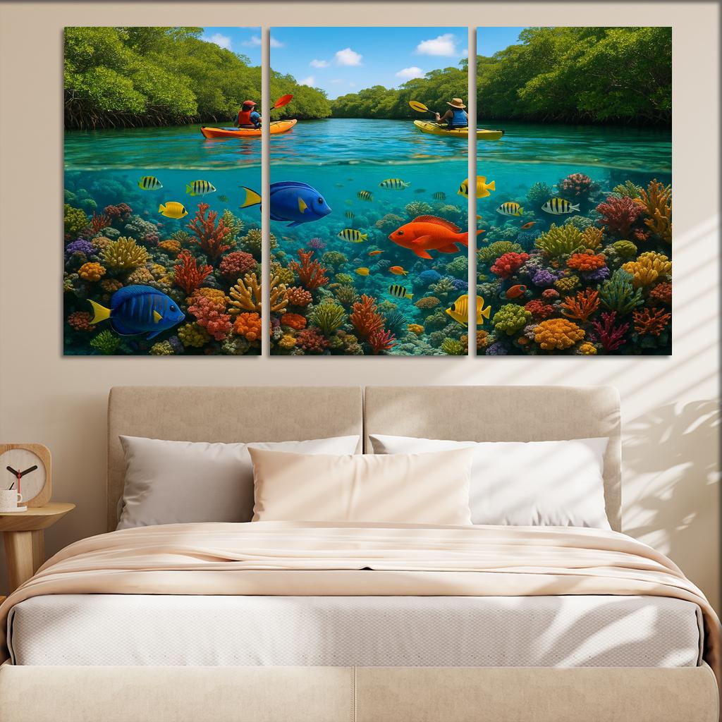 Coral Bay Adventure And Eco-tourism Custom Paintings Frame