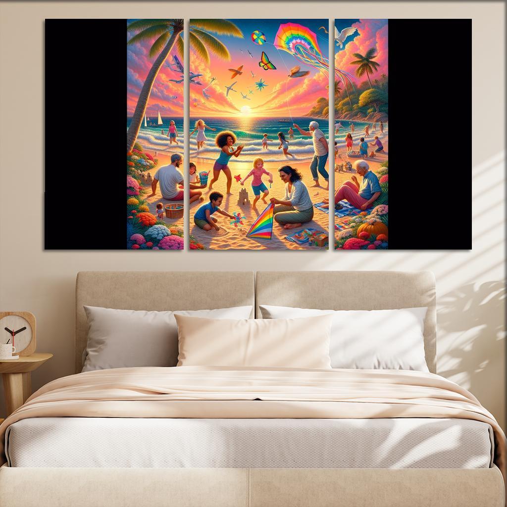 Sunset Sands The Perfect Family Retreat Custom Paintings Frame