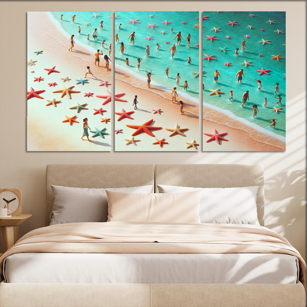 Starfish Lagoon Custom Paintings Frame