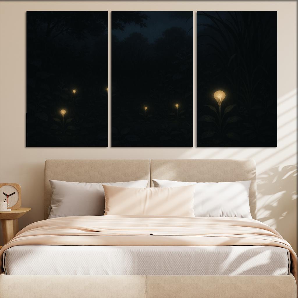 Garden Of Eclipsed Thoughts Oil Paintings Frame