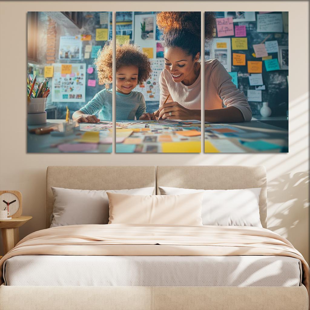 Wings Of Encouragement A Mothers Support Custom Paintings Frame