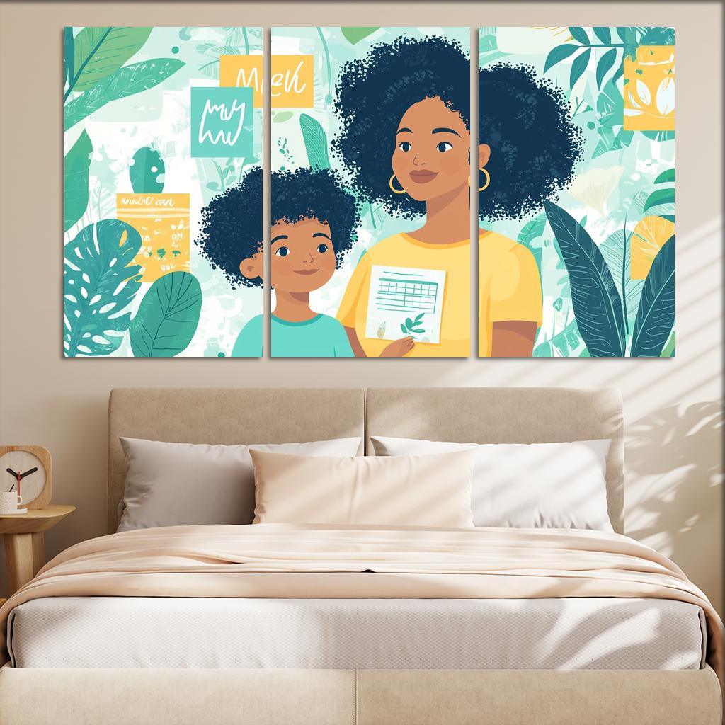 The Shield Of Strength A Mothers Protective Love One-piece Frames