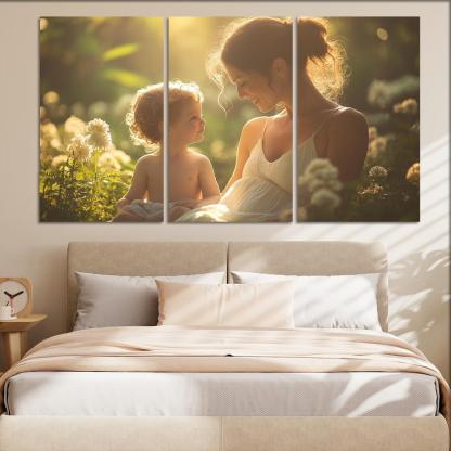 A Heartfelt Connection The Unspoken Bond Of Love Canvas Paintings Frame
