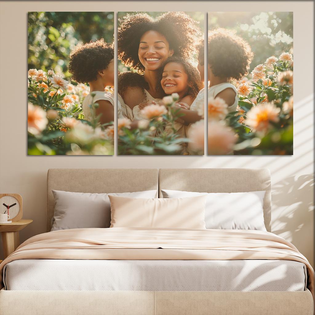 The Circle Of Love A Mothers Embrace Canvas Paintings Frame